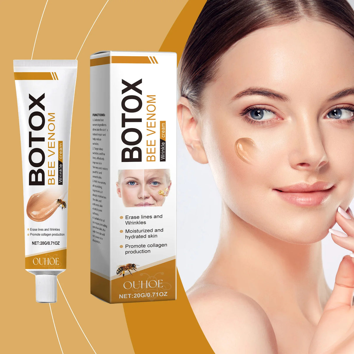 Crema botox cu venin de albine